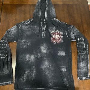 Men’s Affliction hoodie, size large!